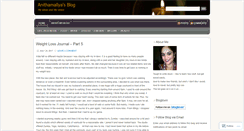 Desktop Screenshot of anithamallya.wordpress.com