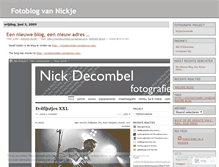 Tablet Screenshot of nickje.wordpress.com