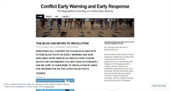 Desktop Screenshot of earlywarning.wordpress.com