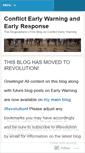Mobile Screenshot of earlywarning.wordpress.com