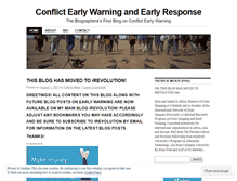 Tablet Screenshot of earlywarning.wordpress.com