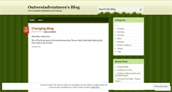 Desktop Screenshot of outwestadventures.wordpress.com