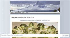 Desktop Screenshot of granolawannabes.wordpress.com