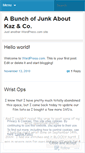 Mobile Screenshot of kazzer75.wordpress.com
