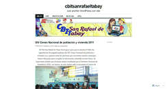 Desktop Screenshot of cbitsanrafaeltabay.wordpress.com