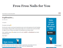 Tablet Screenshot of froufrounailsforyou.wordpress.com