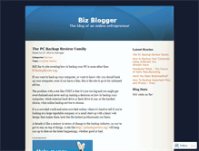 Tablet Screenshot of bizblogger.wordpress.com