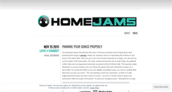 Desktop Screenshot of homejams.wordpress.com