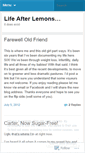 Mobile Screenshot of lifelemons.wordpress.com
