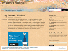 Tablet Screenshot of lifelemons.wordpress.com