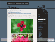 Tablet Screenshot of metechno.wordpress.com