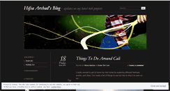 Desktop Screenshot of hifsaarshad.wordpress.com