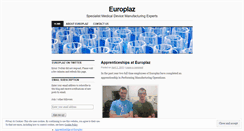 Desktop Screenshot of europlaz.wordpress.com