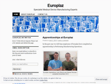 Tablet Screenshot of europlaz.wordpress.com