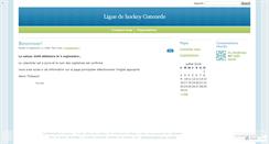 Desktop Screenshot of liguehockeyconcorde.wordpress.com