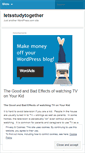 Mobile Screenshot of letsstudytogether.wordpress.com