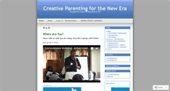 Desktop Screenshot of creativeparenting.wordpress.com