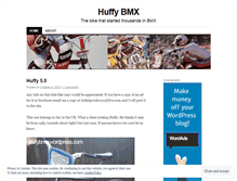 Tablet Screenshot of huffybmx.wordpress.com