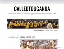 Tablet Screenshot of calledtouganda.wordpress.com