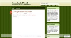 Desktop Screenshot of disenchanted.wordpress.com