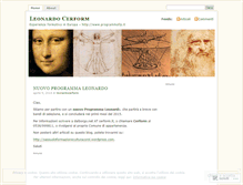 Tablet Screenshot of leonardocerform.wordpress.com