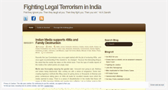 Desktop Screenshot of legalterror.wordpress.com