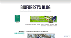 Desktop Screenshot of bioforestblog.wordpress.com