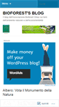 Mobile Screenshot of bioforestblog.wordpress.com