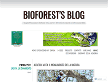 Tablet Screenshot of bioforestblog.wordpress.com