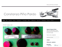 Tablet Screenshot of constanzapina.wordpress.com