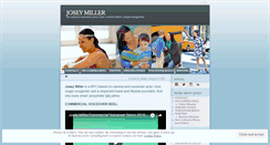 Desktop Screenshot of joseymiller.wordpress.com