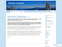 Tablet Screenshot of gokhansenyuz.wordpress.com