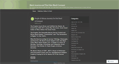 Desktop Screenshot of blackcovenant.wordpress.com