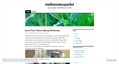 Desktop Screenshot of melthemakeupartist.wordpress.com