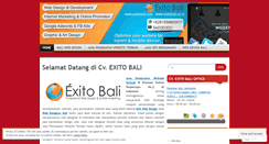 Desktop Screenshot of exitobali.wordpress.com