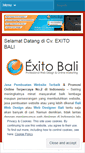 Mobile Screenshot of exitobali.wordpress.com