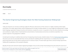Tablet Screenshot of durmada.wordpress.com