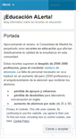 Mobile Screenshot of educacionalerta.wordpress.com