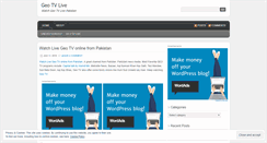Desktop Screenshot of geotvlivenews.wordpress.com