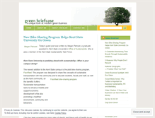 Tablet Screenshot of greenbriefcase.wordpress.com