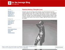 Tablet Screenshot of fortheteenage.wordpress.com