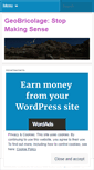 Mobile Screenshot of geobricolage.wordpress.com