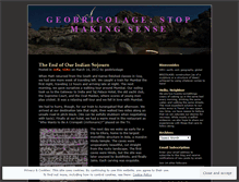 Tablet Screenshot of geobricolage.wordpress.com