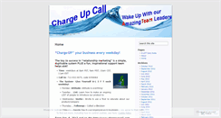 Desktop Screenshot of chargeupcalls.wordpress.com