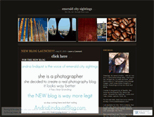 Tablet Screenshot of emeraldcitysightings.wordpress.com