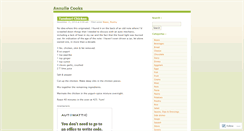 Desktop Screenshot of annullacooks.wordpress.com