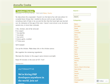Tablet Screenshot of annullacooks.wordpress.com