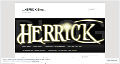 Desktop Screenshot of herrickband.wordpress.com