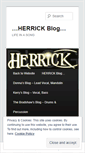 Mobile Screenshot of herrickband.wordpress.com