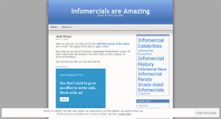 Desktop Screenshot of infomercializer.wordpress.com